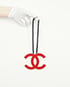 Chanel Oversized Rope Necklace, &pound;200, Accessories, Red, Front view